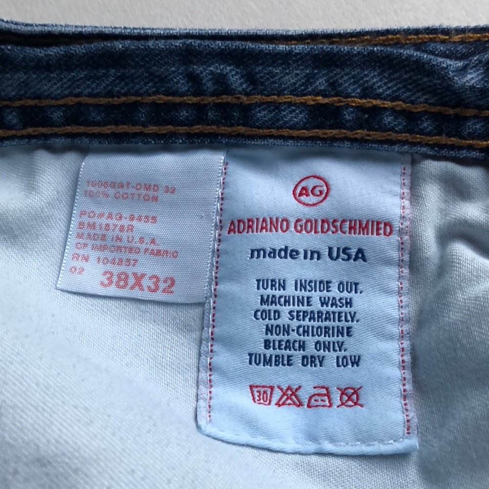 AG Goldschmied Men’s Jeans Hero Straight Leg 38x32